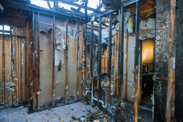 Professional Emergency Fire Cleanup technician working in Monrovia, CA